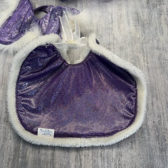 Build a Bear Sparkle Purple Pegasus Horse Princess Outfit Accessory - Picture 2 of 9